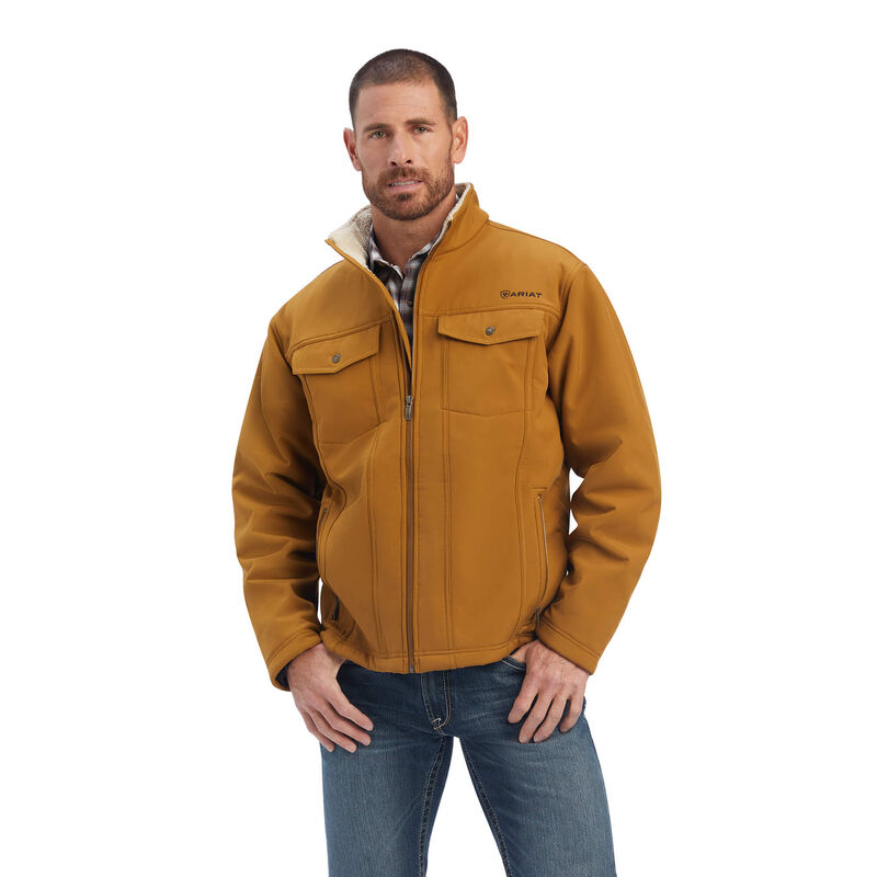 Chaqueta Ariat Vernon Sherpa Marrones Hombre - Chile 602-ZCDUWX